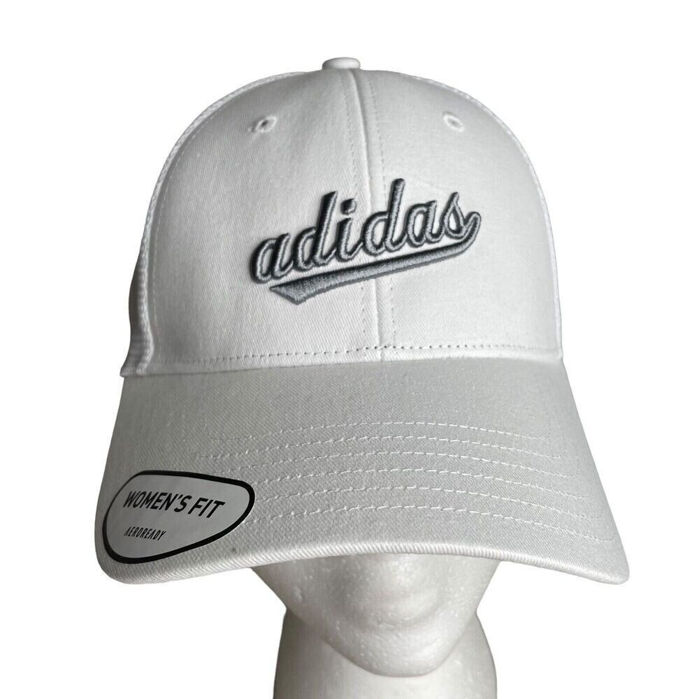 Adidas Women White Mesh Trucker‎ Hat Aeroready Mesh Baseball Cap Golf tennis NWT